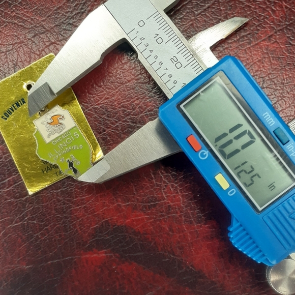 1960s/70's Souvenier Enamel Illinois Cloisonne Charm - Picture 13 of 15